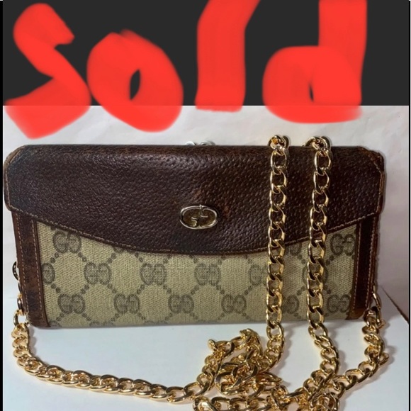 SOLDAuthentic Vintage Gucci GG Coated Canvas Wallet - Picture 2 of 12